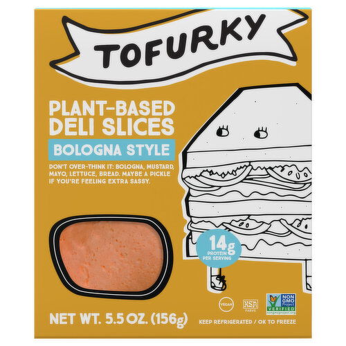 Tofurky Deli Slices, Bologna Style, Plant-Based