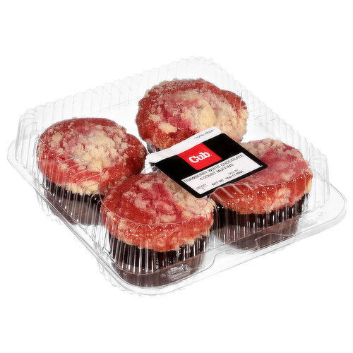 Cub Strawberry White Chocolate Muffins