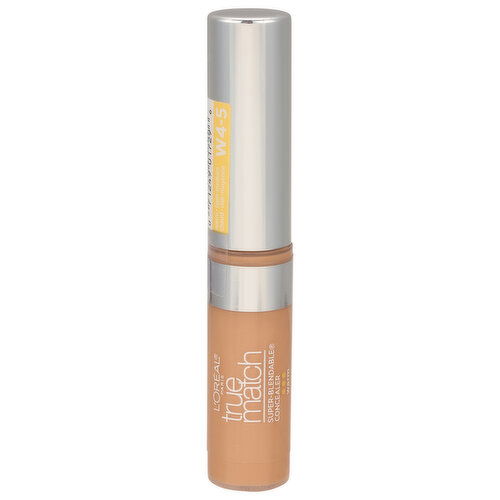 L'Oreal True Match Concealer, Super-Blendable, Warm, Light/Medium W4-5