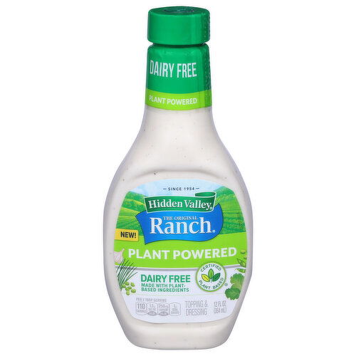 Hidden Valley The Original Ranch Dairy Free Plant Powered Topping & Dressing