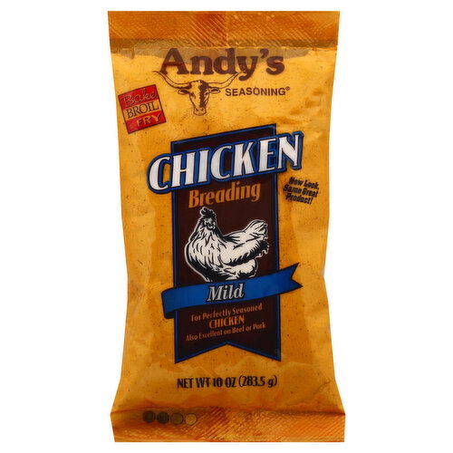 Andys Seasoning Breading, Chicken, Mild