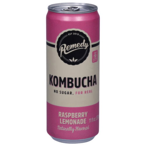 Remedy Kombucha, Raspberry Lemonade