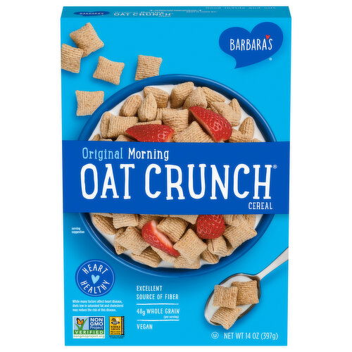 Barbara's Oat Crunch Cereal, Original Morning
