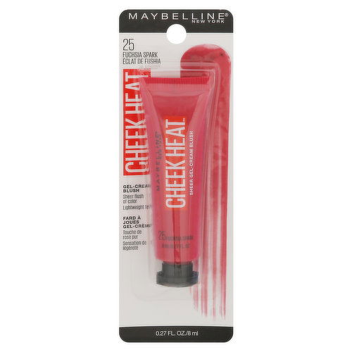 Maybelline Cheek Heat Gel-Cream Blush, Fuchsia Spark 25