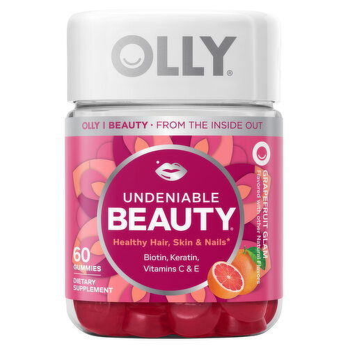 Olly Undeniable Beauty, Grapefruit Glam, Gummies