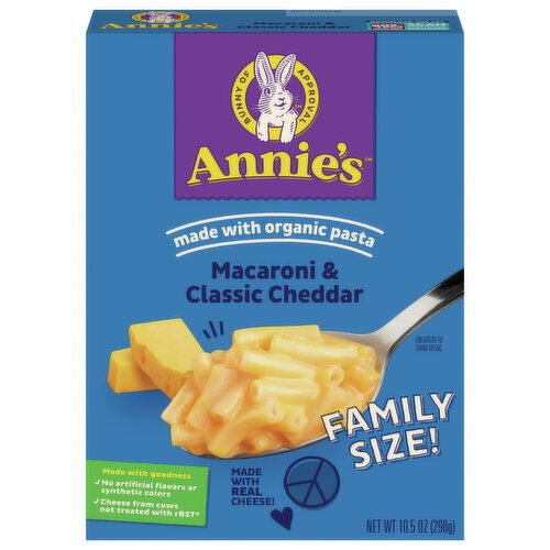 Annie's Macaroni & Classic Cheddar Family Size