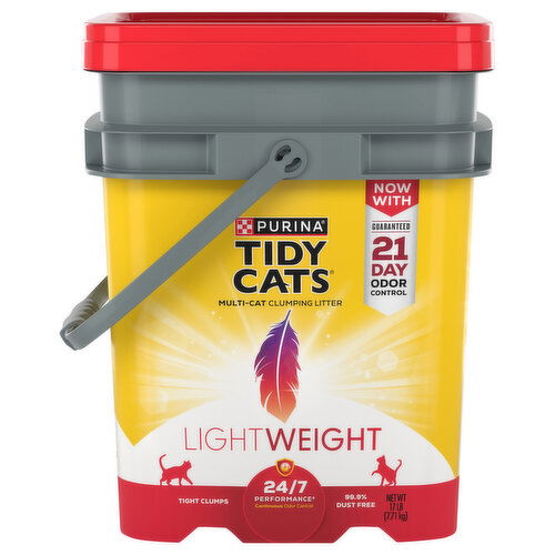 Tidy Cats Clumping Litter, Multi-Cat, 24/7 Performance, Light Weight