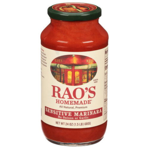 Rao's Homemade Marinara, Sensitive