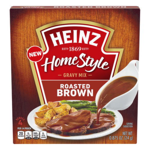 Heinz Home Style Gravy Mix, Roasted Brown