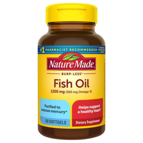 Nature Made Fish Oil, 1200 mg, Softgels