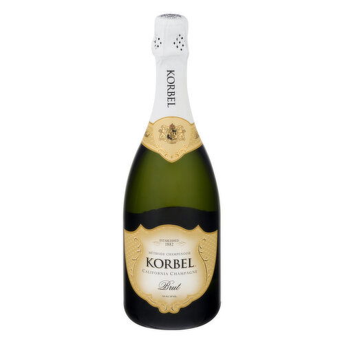 Korbel Champagne, Brut, California