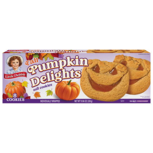Little Debbie Fall Soft Pumpkin Delight Cookies
