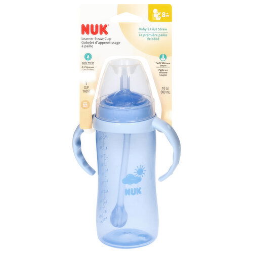 Nuk Straw Cup, Learner, 8 Months+, 10 Ounce