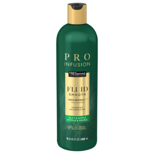 TRESemme Pro Infusion Shampoo, Silky & Supple, Fluid Smooth