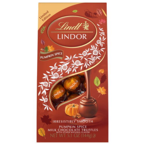 Lindt Lindor Pumpkin Spice Milk Chocolate Truffles