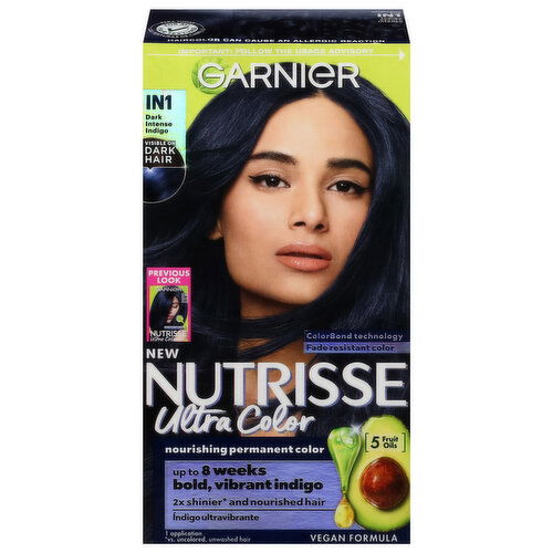 Nutrisse Dark Intense Indigo Ultra Nourishing Permanent Hair Color