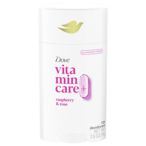 Dove Deodorant, Vitamin Care+, Raspberry & Rose