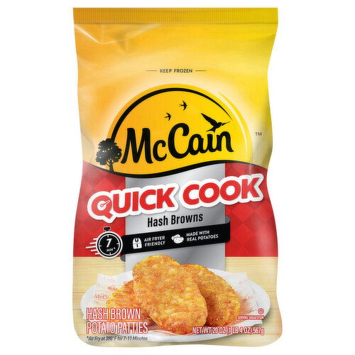 McCain Hash Browns, Quick Cook