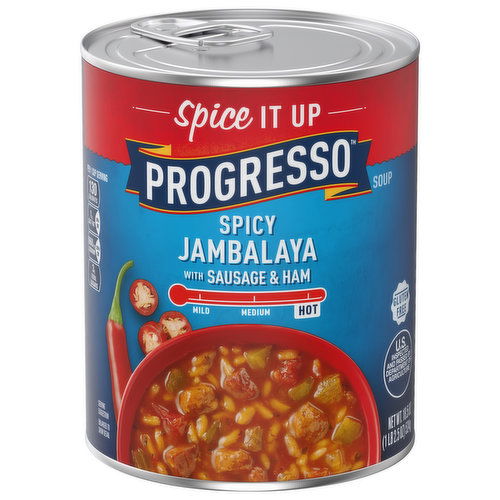 Progresso Soup, Spicy Jambalaya, Hot