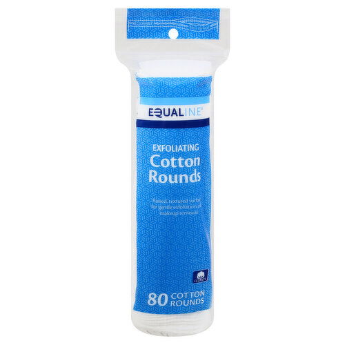 Equaline Cotton Rounds, Exfoliating