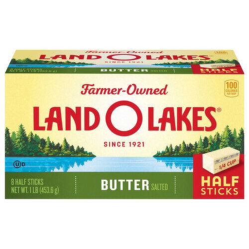 Land O Lakes Salted Butter in Half Sticks