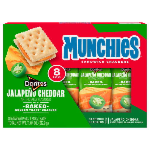 Munchies Jalapeno Cheddar Sandwich Crackers