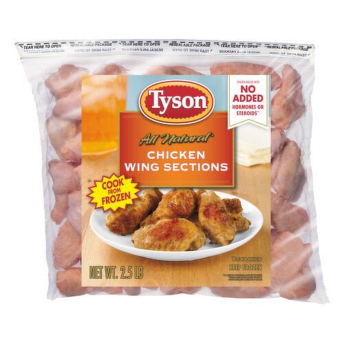 Tyson Chicken Wing Sections (Frozen)