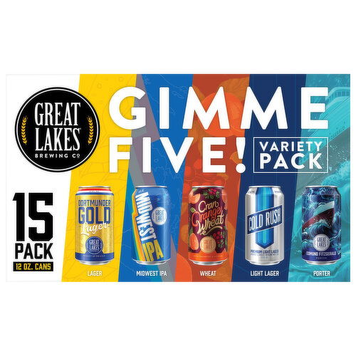 Great Lakes Brewing Co. Beer, Gimme Five!, Variety Pack
