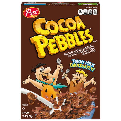 Cocoa Pebbles Cereal, Chocolate Flavored