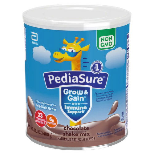 PediaSure Grow & Grain Shake Mix, Chocolate