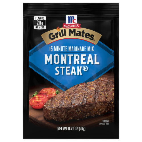 McCormick Grill Mates Montreal Steak Marinade Seasoning Mix