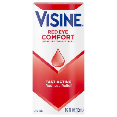 Visine Eye Drops, Red Eye Comfort