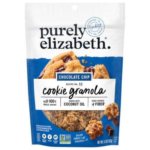 Purely Elizabeth Cookie Granola, Recipe No. 32, Chocolate Chip