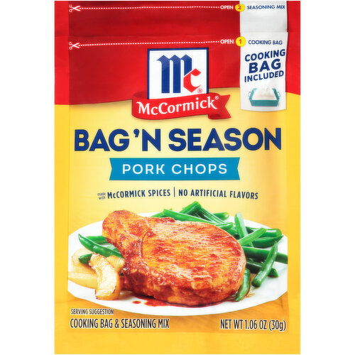 McCormick Bag 'n Season Pork Chops Cooking & Seasoning Mix