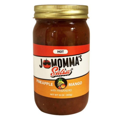 JoMomma's Salsa, Pineapple Mango with Habanero