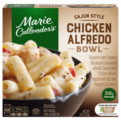 Marie Callender's New Orleans Style Chicken Alfredo Bowl, Frozen Meal