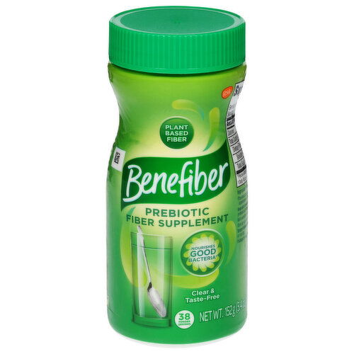 Benefiber Prebiotic Fiber Supplement, Clear & Taste Free