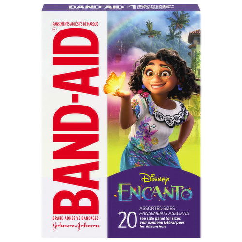 Band-Aid Adhesive Bandages, Disney Encanto, Assorted Sizes