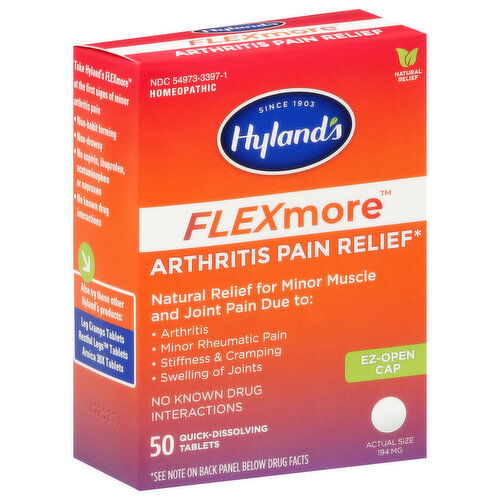 Hyland's Flexmore Arthritis Pain Relief, Tablet