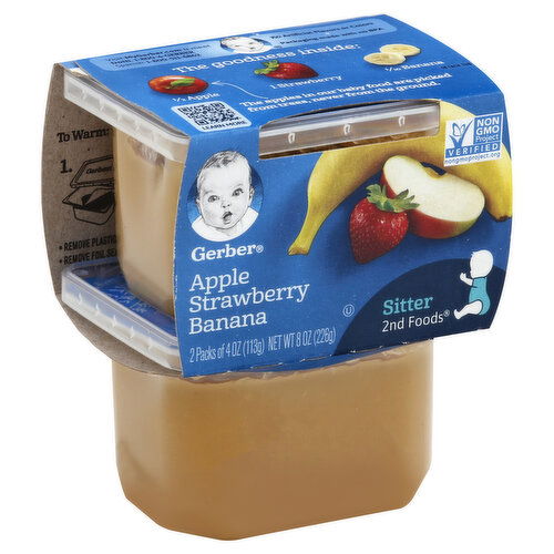 Gerber 2nd Foods Apple Strawberry Banana