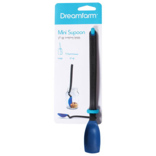 Dreamfarm Mini Supoon, Scraping Spoon, Classic Blue