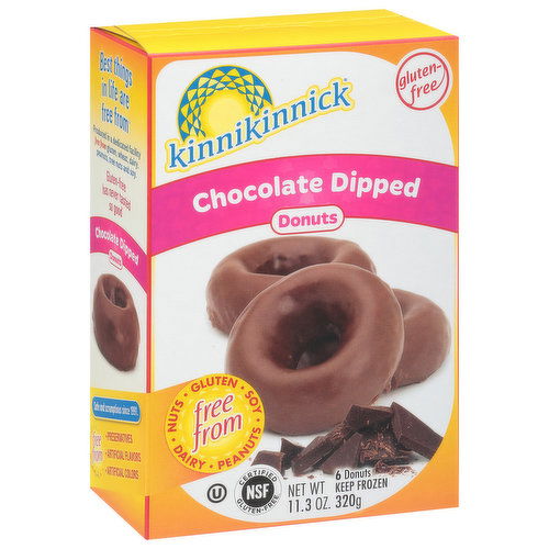 Kinnikinnick Donuts, Chocolate Dipped