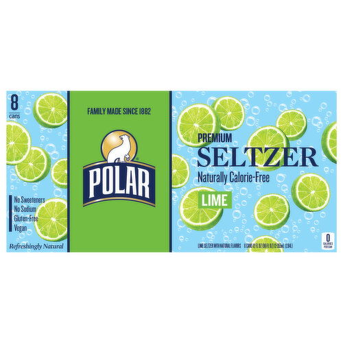 Polar Premium Naturally Calorie-Free Lime Seltzer