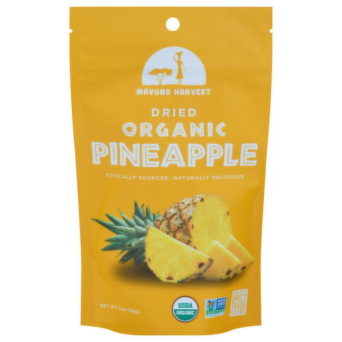 Mavuno Harvest Pineapple, Organic, Dried