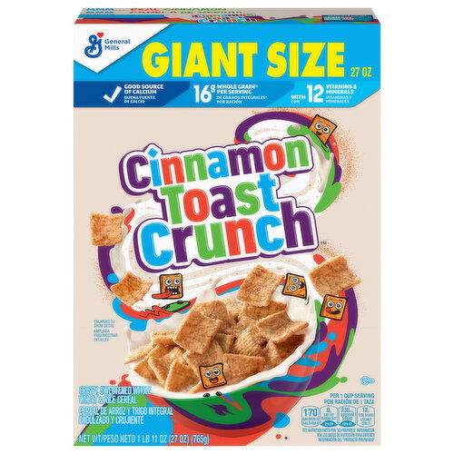 Cinnamon Toast Crunch Cinnamon Cereal Giant Size