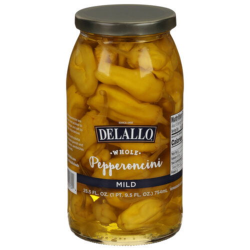 DeLallo Pepperoncini, Whole, Mild