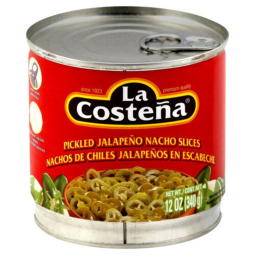 La Costena Jalapeno Nacho Slices, Pickled