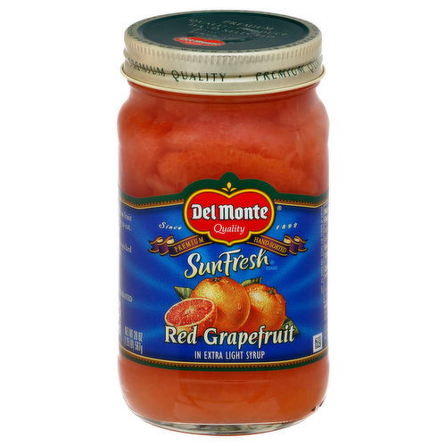 Del Monte Sun Fresh Red Grapefruit, in Extra Light Syrup