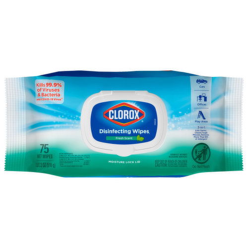 Clorox Disinfecting Wipes, Fresh Scent