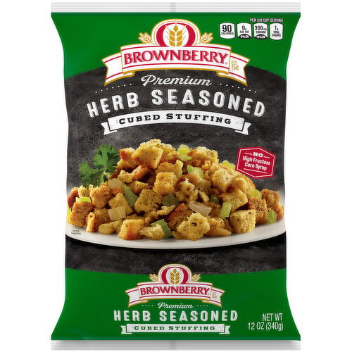 Brownberry Herb Seasoned Cubed Stuffing, 12 oz